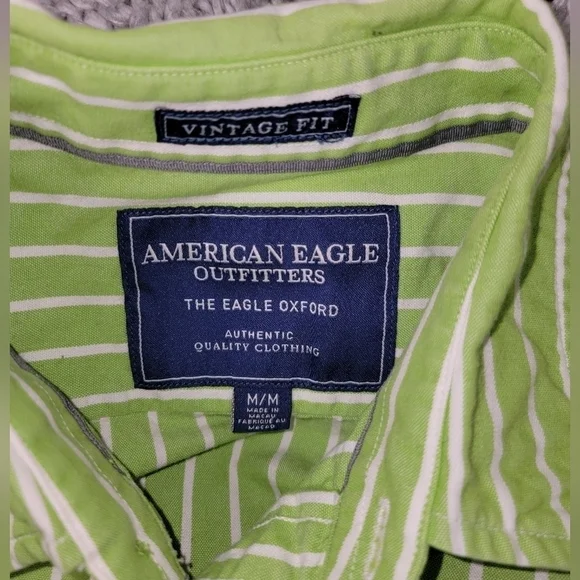 Mens American Eagle Vintage Fit Button Down - Picture 3 of 5